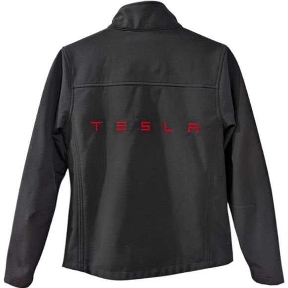 Tesla Exclusive Owner Black Softshell Jacket Size XS - Picture 5 of 11